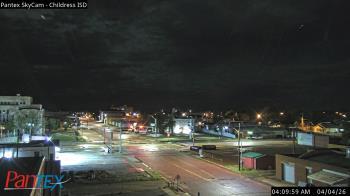 Weather camera view of Childress ISD.