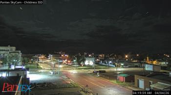 Weather camera view of Childress ISD.