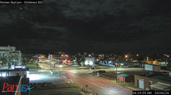 Weather camera view of Childress ISD.