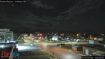 Weather camera view of Childress ISD.