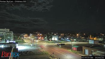 Weather camera view of Childress ISD.