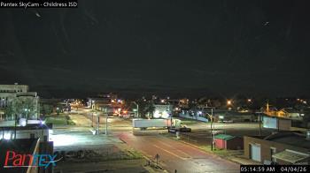 Weather camera view of Childress ISD.