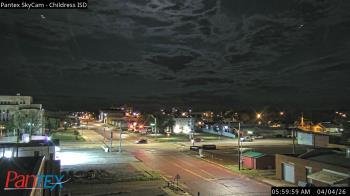 Weather camera view of Childress ISD.