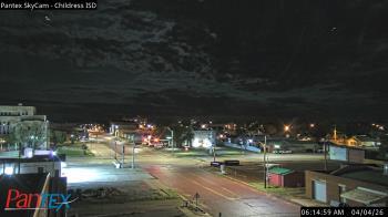 Weather camera view of Childress ISD.