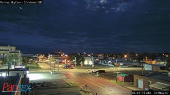 Weather camera view of Childress ISD.