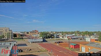 Weather camera view of Childress ISD.