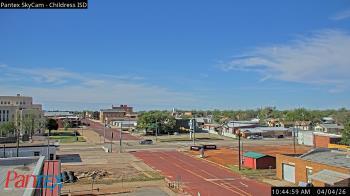 Weather camera view of Childress ISD.