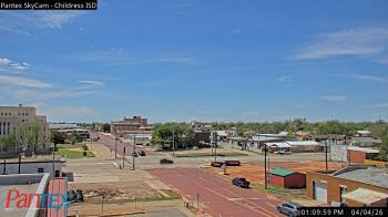 Weather camera view of Childress ISD.