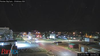 Weather camera view of Childress ISD.