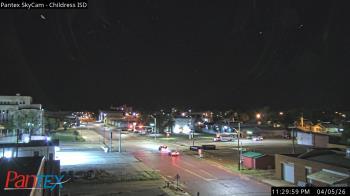 Weather camera view of Childress ISD.