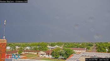 Weather camera view of Childress ISD.