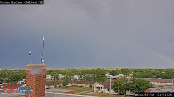 Weather camera view of Childress ISD.