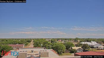Weather camera view of Childress ISD.