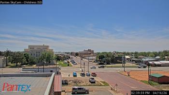 Weather camera view of Childress ISD.