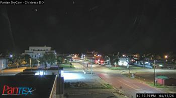 Weather camera view of Childress ISD.