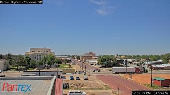 Weather camera view of Childress ISD.