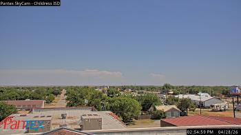 Weather camera view of Childress ISD.