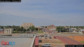 Weather camera view of Childress ISD.