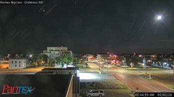 Weather camera view of Childress ISD.