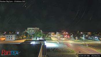Weather camera view of Childress ISD.