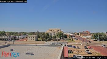 Weather camera view of Childress ISD.