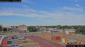 Weather camera view of Childress ISD.