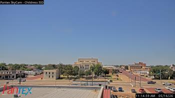 Weather camera view of Childress ISD.