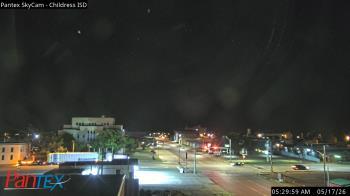 Weather camera view of Childress ISD.
