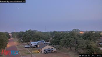 Weather camera view of Childress ISD.