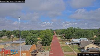 Weather camera view of Childress ISD.