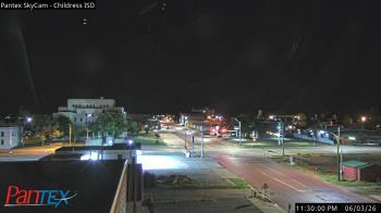 Weather camera view of Childress ISD.