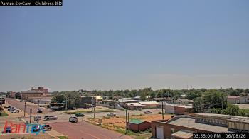 Weather camera view of Childress ISD.