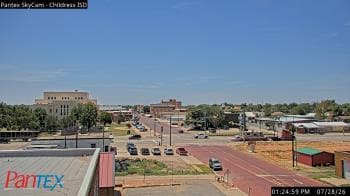 Weather camera view of Childress ISD.