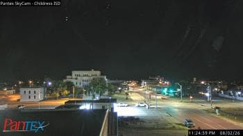 Weather camera view of Childress ISD.