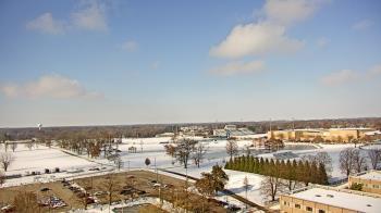 Weather camera view of Eastern Illinois University.