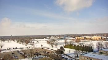 Weather camera view of Eastern Illinois University.