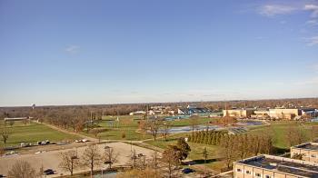 Weather camera view of Eastern Illinois University.