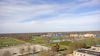 Weather camera view of Eastern Illinois University.