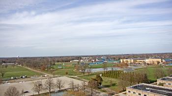 Weather camera view of Eastern Illinois University.