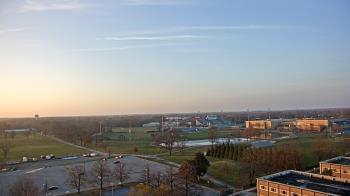 Weather camera view of Eastern Illinois University.