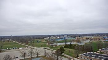 Weather camera view of Eastern Illinois University.