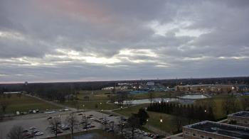 Weather camera view of Eastern Illinois University.