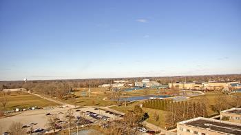 Weather camera view of Eastern Illinois University.