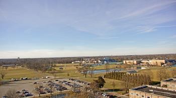 Weather camera view of Eastern Illinois University.