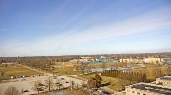 Weather camera view of Eastern Illinois University.