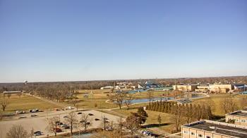 Weather camera view of Eastern Illinois University.