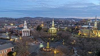 Weather camera view of Kingsport City Hall.