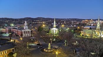 Weather camera view of Kingsport City Hall.