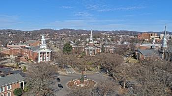 Weather camera view of Kingsport City Hall.