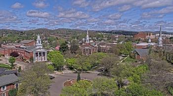 Weather camera view of Kingsport City Hall.